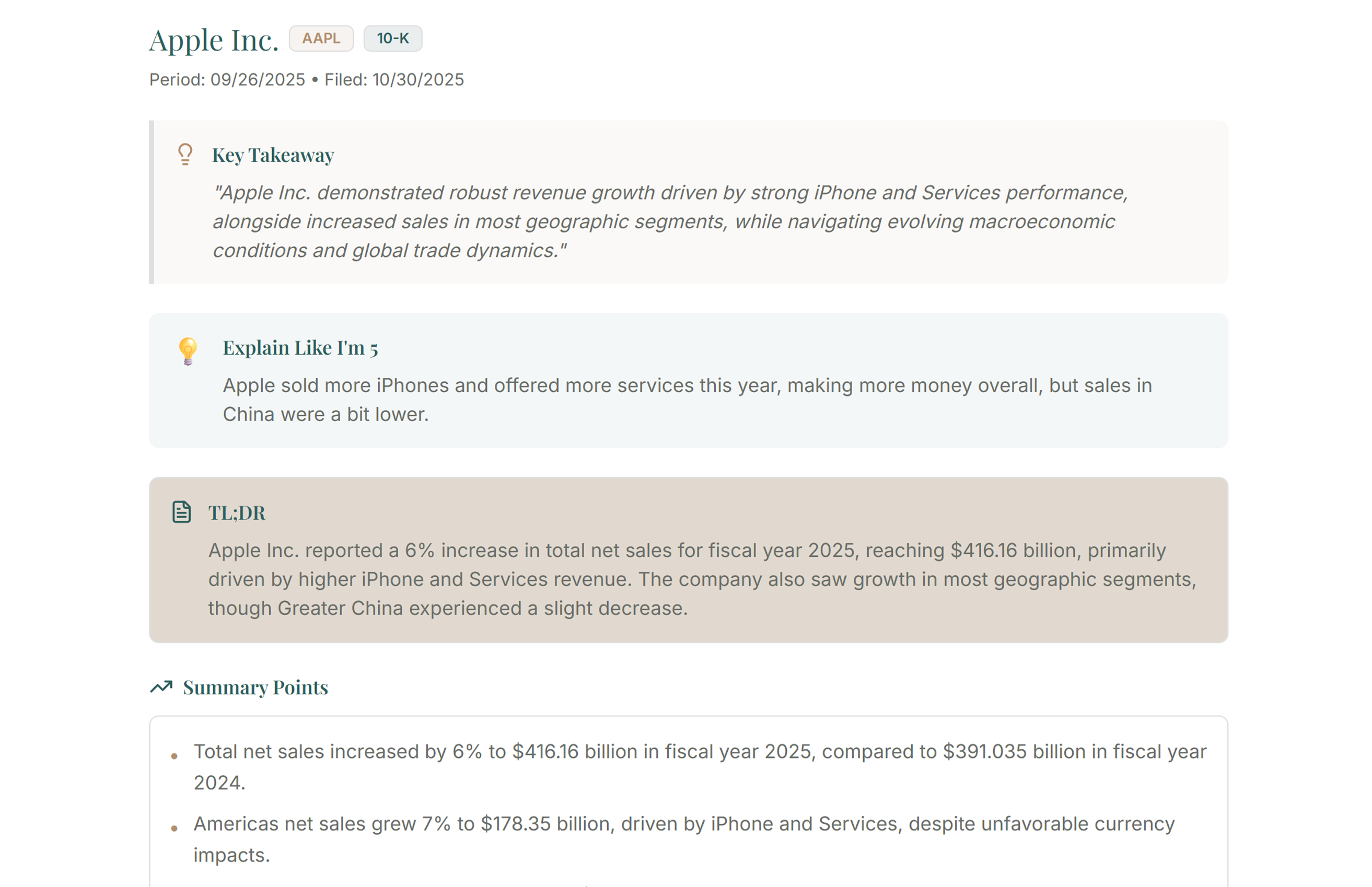 Valufact AI summary — Key Takeaway, ELI5, and structured insights